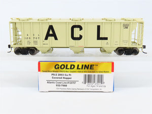 HO Walthers Gold 932-7988 ACL Atlantic Coast Line 3-Bay Covered Hopper #120707