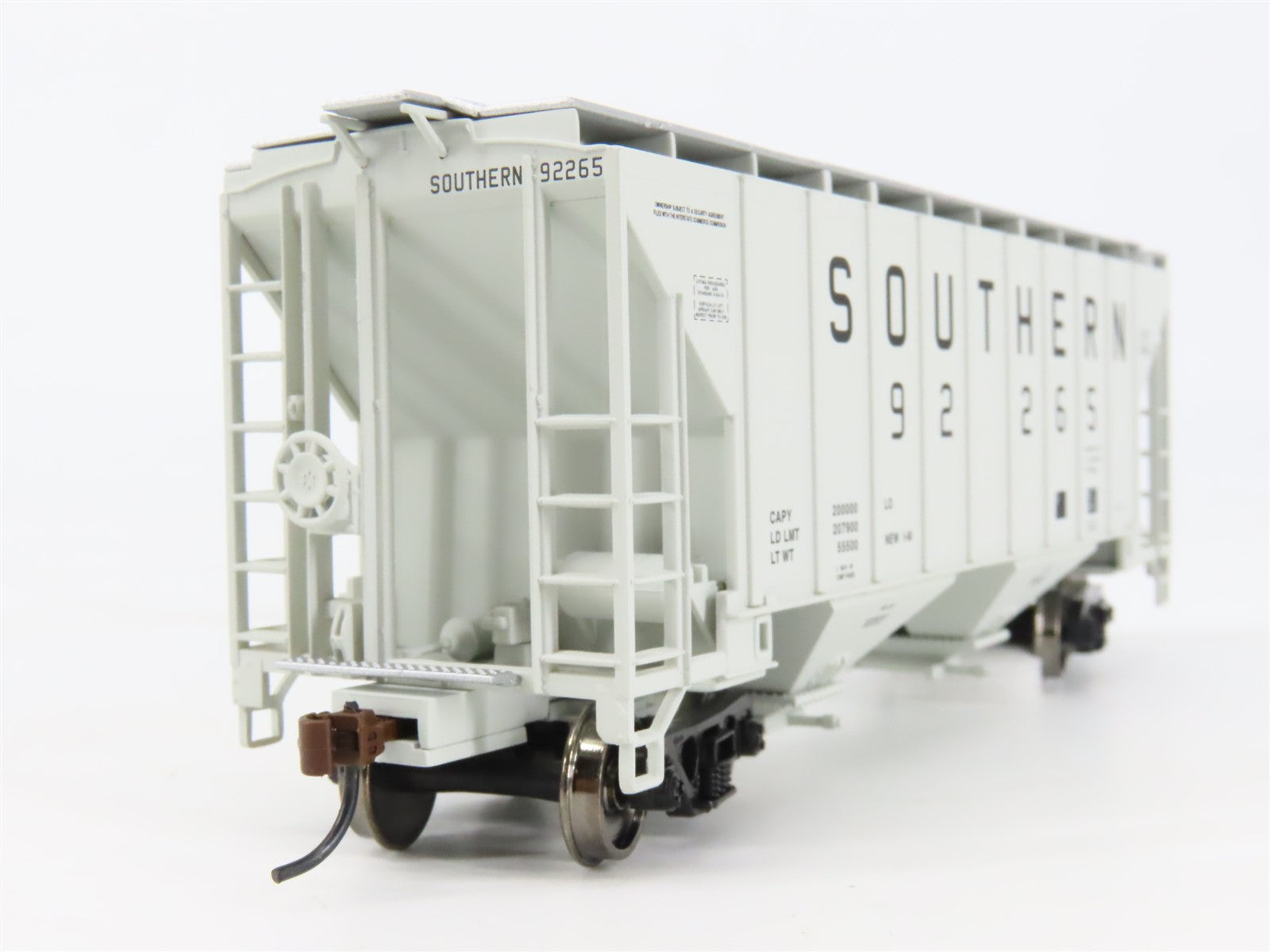 HO Scale Walthers Gold 932-5389 SOU Southern 3-Bay Trinity Covered Hopper #92265
