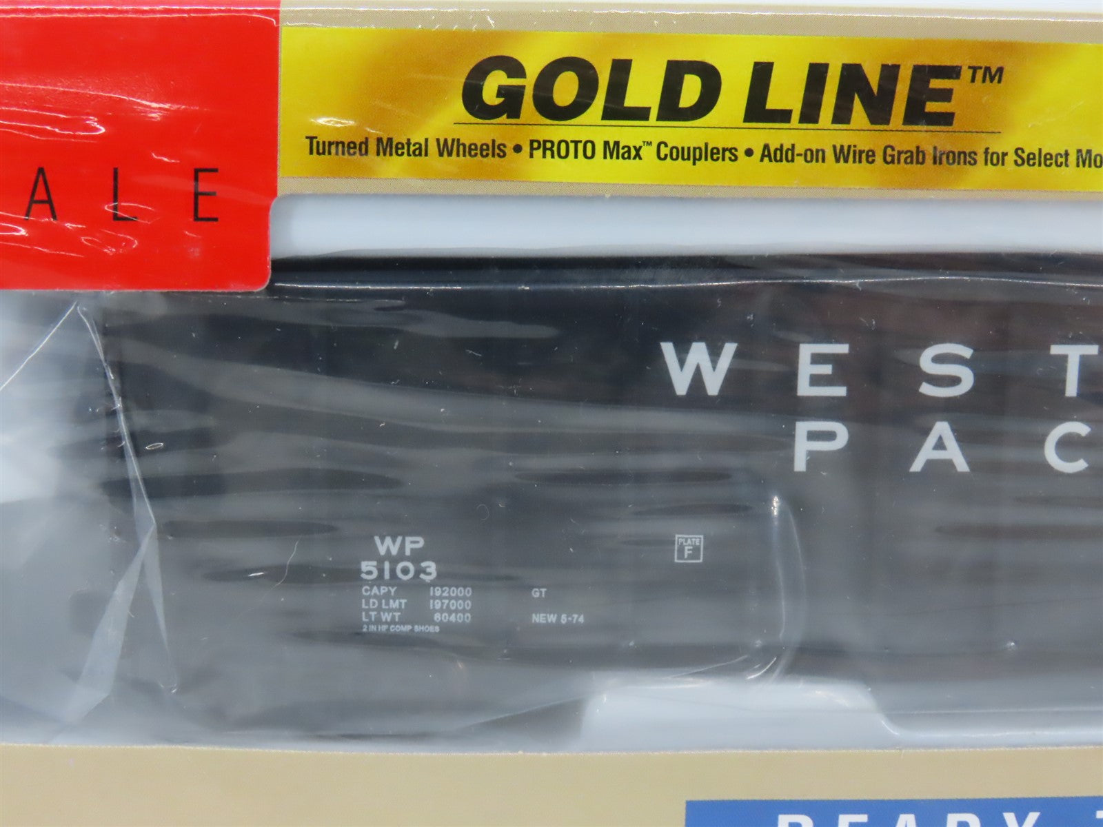 HO Walthers Gold 932-24072 WP Western Pacific Woodchip Gondolas 2-Pack - SEALED