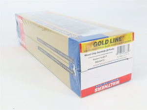 HO Walthers Gold 932-24072 WP Western Pacific Woodchip Gondolas 2-Pack - SEALED
