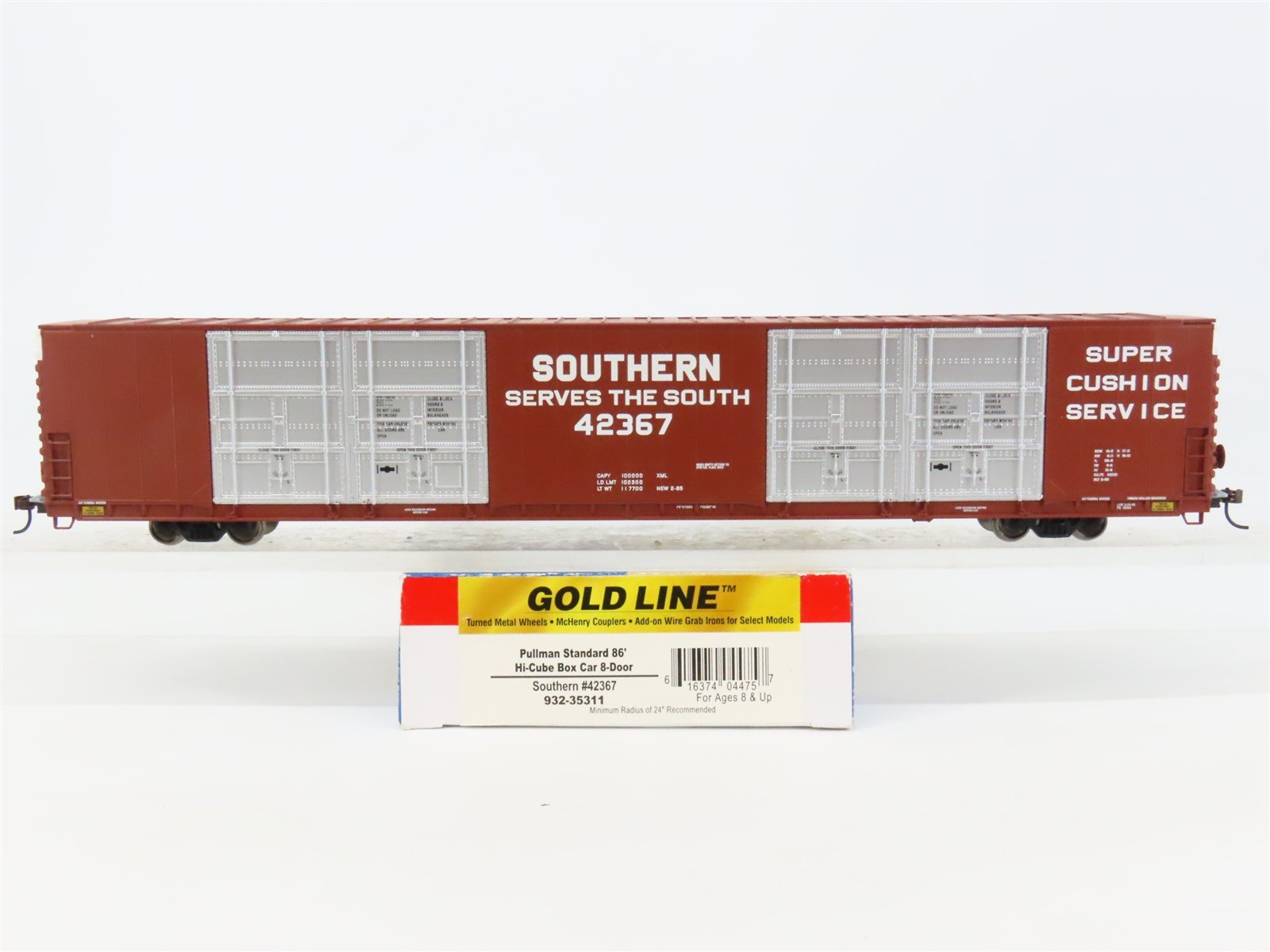 HO Walthers Gold 932-35311 SOU Southern P-S 86' Hi-Cube 8-Door Box Car #42367