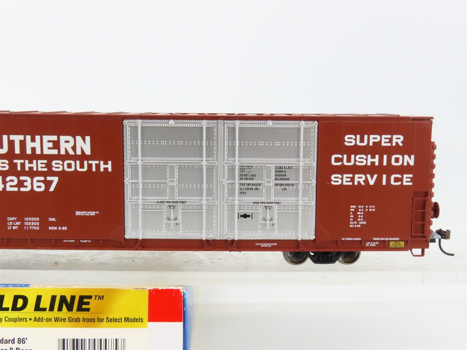 HO Walthers Gold 932-35311 SOU Southern P-S 86' Hi-Cube 8-Door Box Car #42367