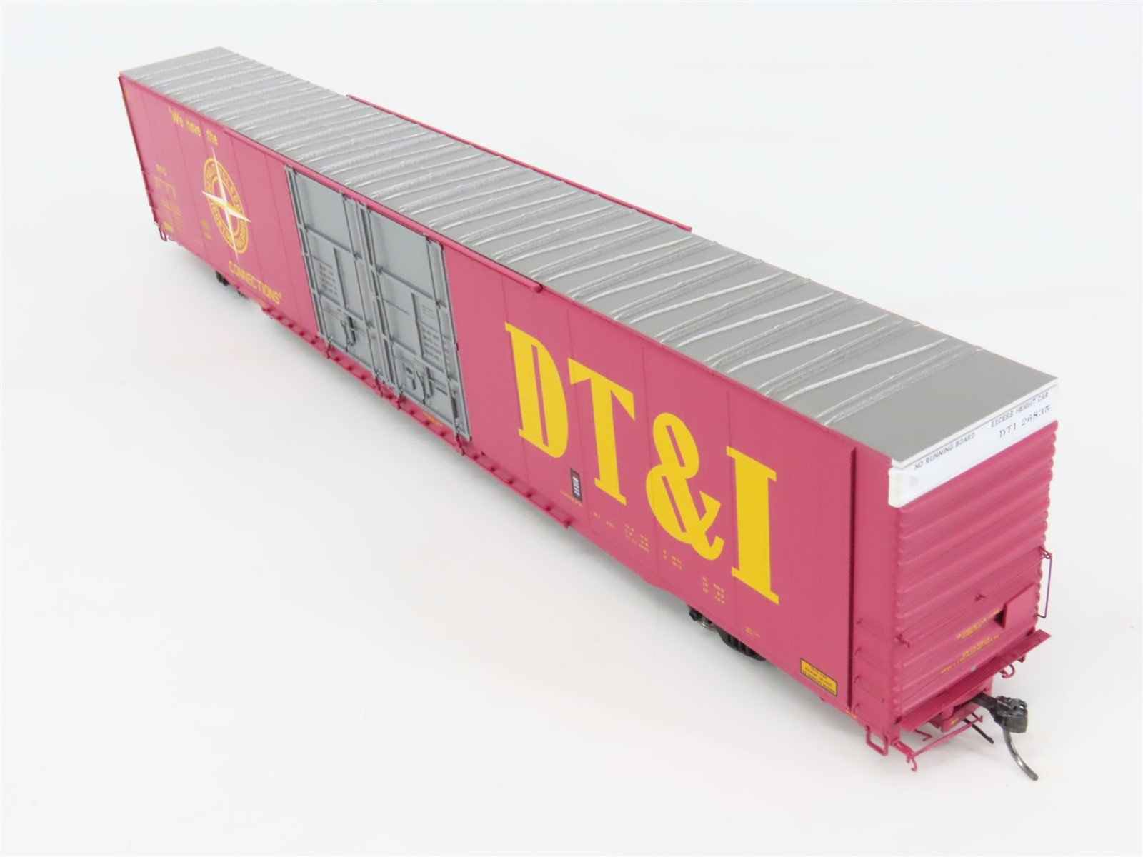 HO Scale Tangent 25046-05 DT&I 86' Hi-Cube Double Plug Door Box Car #26835