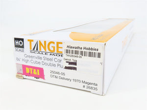 HO Scale Tangent 25046-05 DT&I 86' Hi-Cube Double Plug Door Box Car #26835