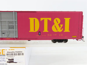 HO Scale Tangent 25046-04 DT&I 86' Hi-Cube Double Plug Door Box Car #26830