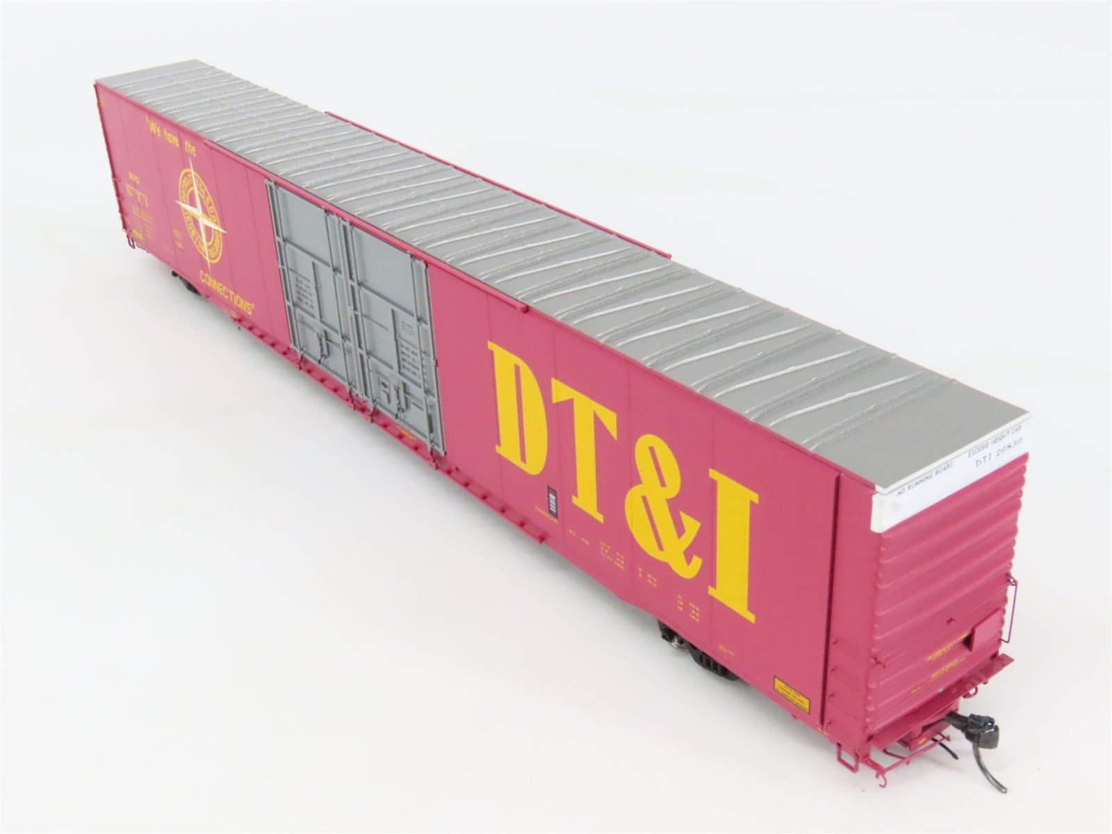 HO Scale Tangent 25046-04 DT&I 86' Hi-Cube Double Plug Door Box Car #26830