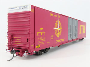 HO Scale Tangent 25046-07 DT&I 86' Hi-Cube Double Plug Door Box Car #26841