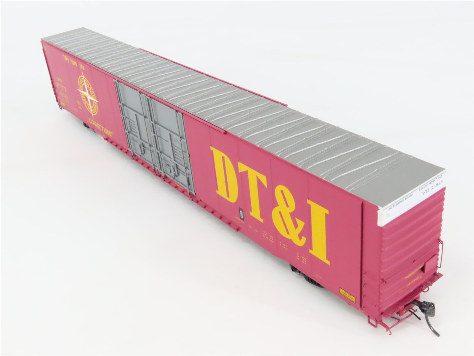 HO Scale Tangent 25046-06 DT&I 86' Hi-Cube Double Plug Door Box Car #26838