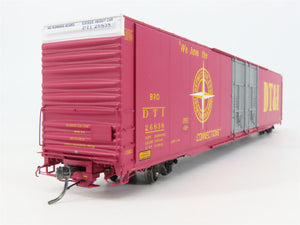 HO Scale Tangent 25046-06 DT&I 86' Hi-Cube Double Plug Door Box Car #26838