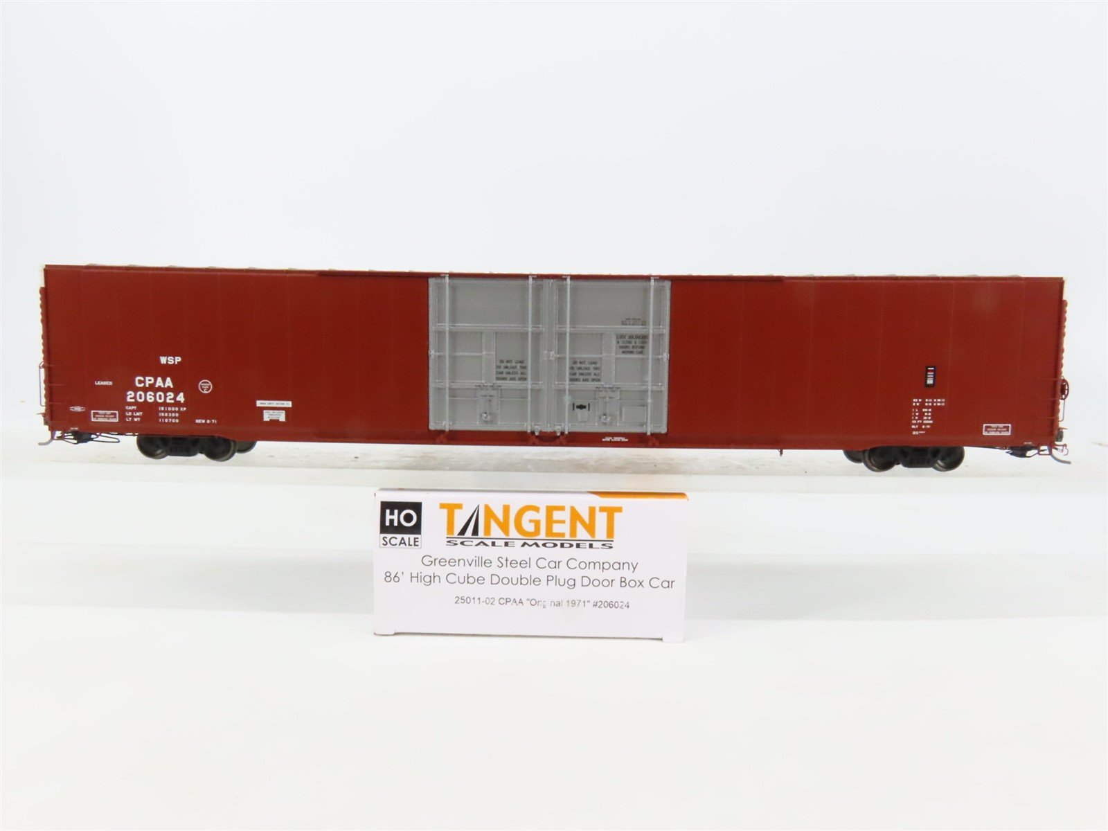HO Scale Tangent 25011-02 CPAA Canadian Pacific 86' Hi-Cube Box Car #206024