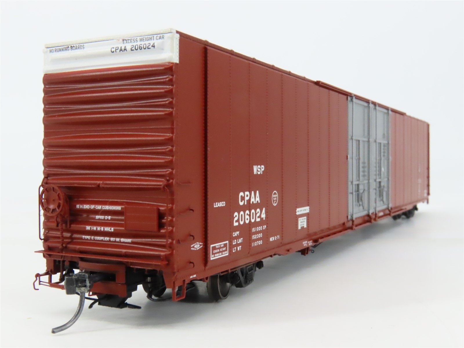 HO Scale Tangent 25011-02 CPAA Canadian Pacific 86' Hi-Cube Box Car #206024