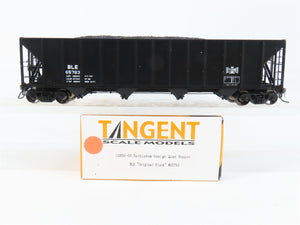 HO Scale Tangent 10850-03 B&LE Bessemer 4-Bay Bethlehem Hopper #65763 w/ Load