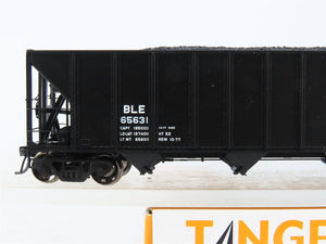 HO Scale Tangent 10850-02 B&LE Bessemer 4-Bay Bethlehem Hopper #65631 w/ Load