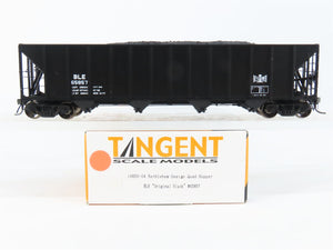 HO Scale Tangent 10850-04 B&LE Bessemer 4-Bay Bethlehem Hopper #65857 w/ Load