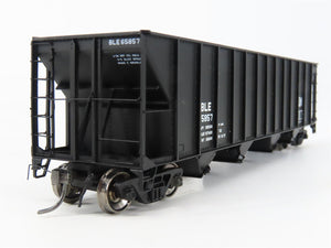 HO Scale Tangent 10850-04 B&LE Bessemer 4-Bay Bethlehem Hopper #65857 w/ Load