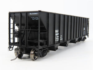 HO Scale Tangent 10850-04 B&LE Bessemer 4-Bay Bethlehem Hopper #65857 w/ Load