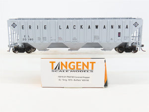 HO Scale Tangent 10019-01 EL Erie Lackawanna 3-Bay PS4740 Covered Hopper #20190
