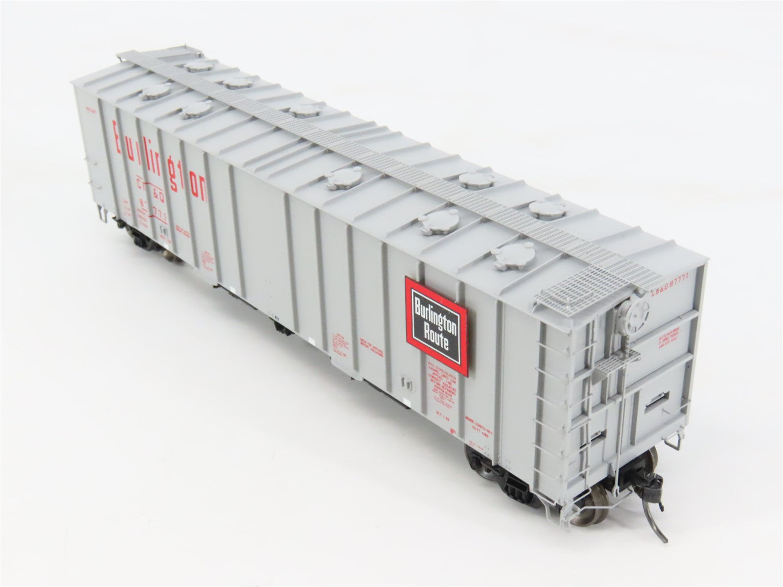 HO Scale Tangent 16049-03 CB&Q Burlington 2-Bay Airslide Covered Hopper #87771