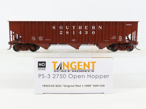 HO Scale Tangent 15023-03 SOU Southern 3-Bay PS-3 2750 Hopper #281430