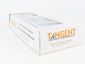 HO Scale Tangent 10514-01 GN Great Northern 3-Bay PS4000 Covered Hopper #71740
