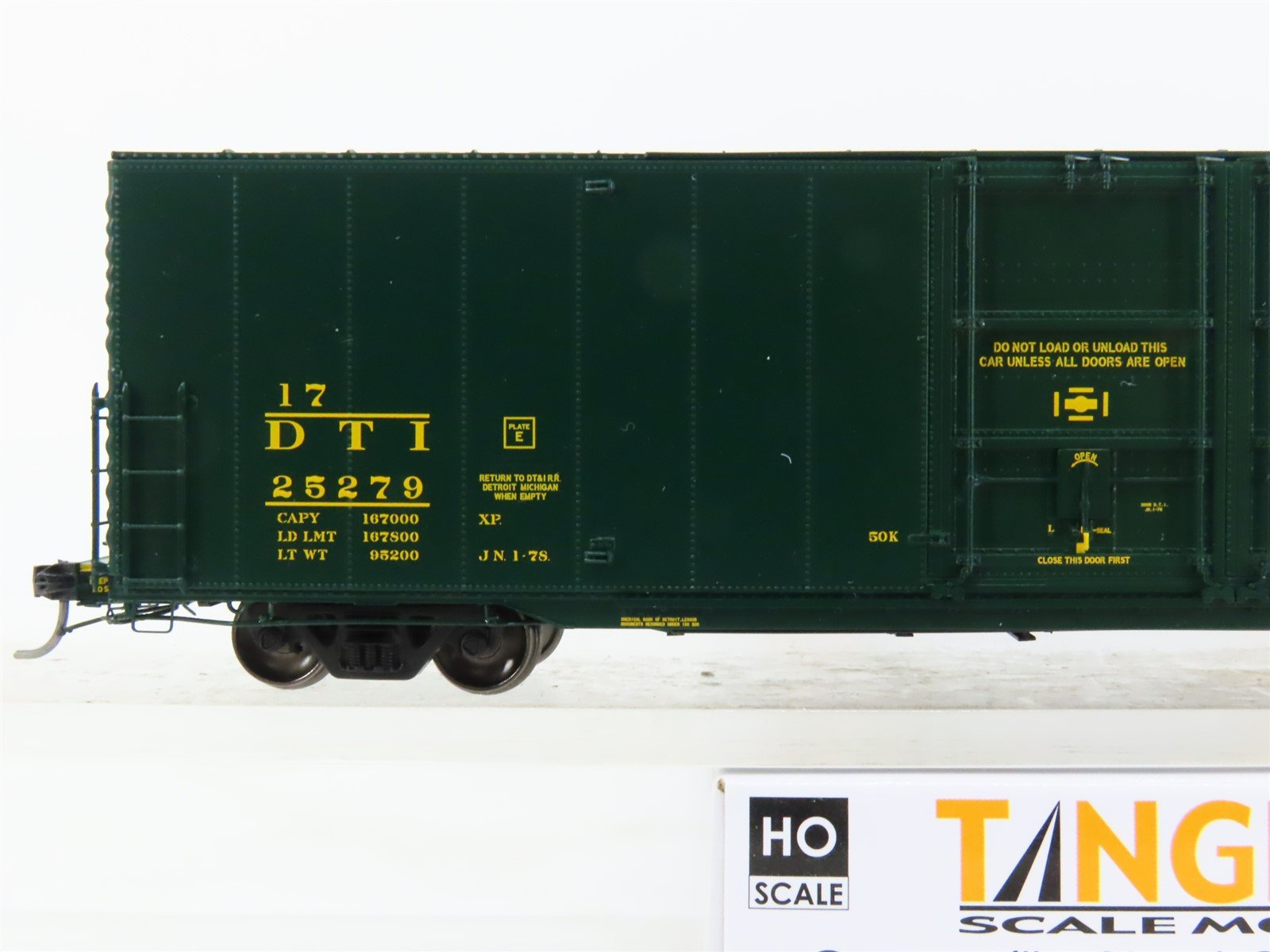 HO Scale Tangent 33015-02 DT&I 60' Greenville Double Plug Door Box Car #25279
