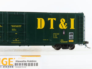 HO Scale Tangent 33015-02 DT&I 60' Greenville Double Plug Door Box Car #25279