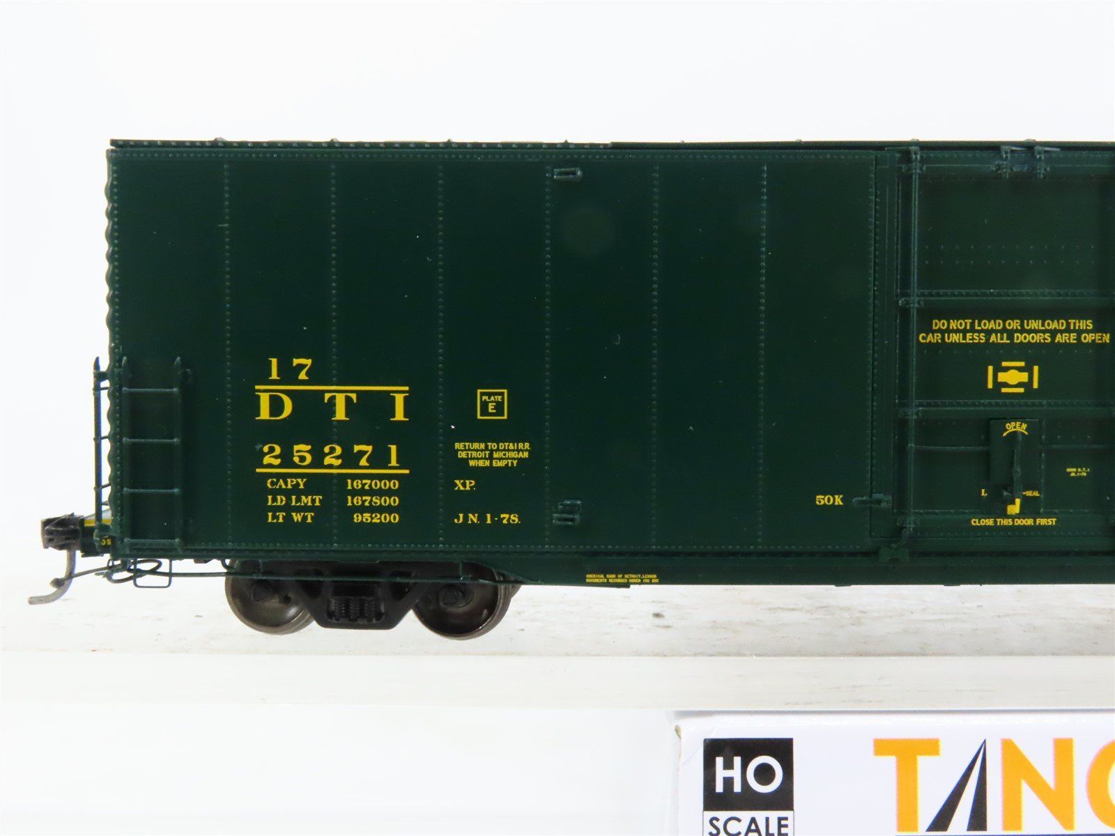 HO Scale Tangent 33015-01 DT&I 60' Greenville Double Plug Door Box Car #25271