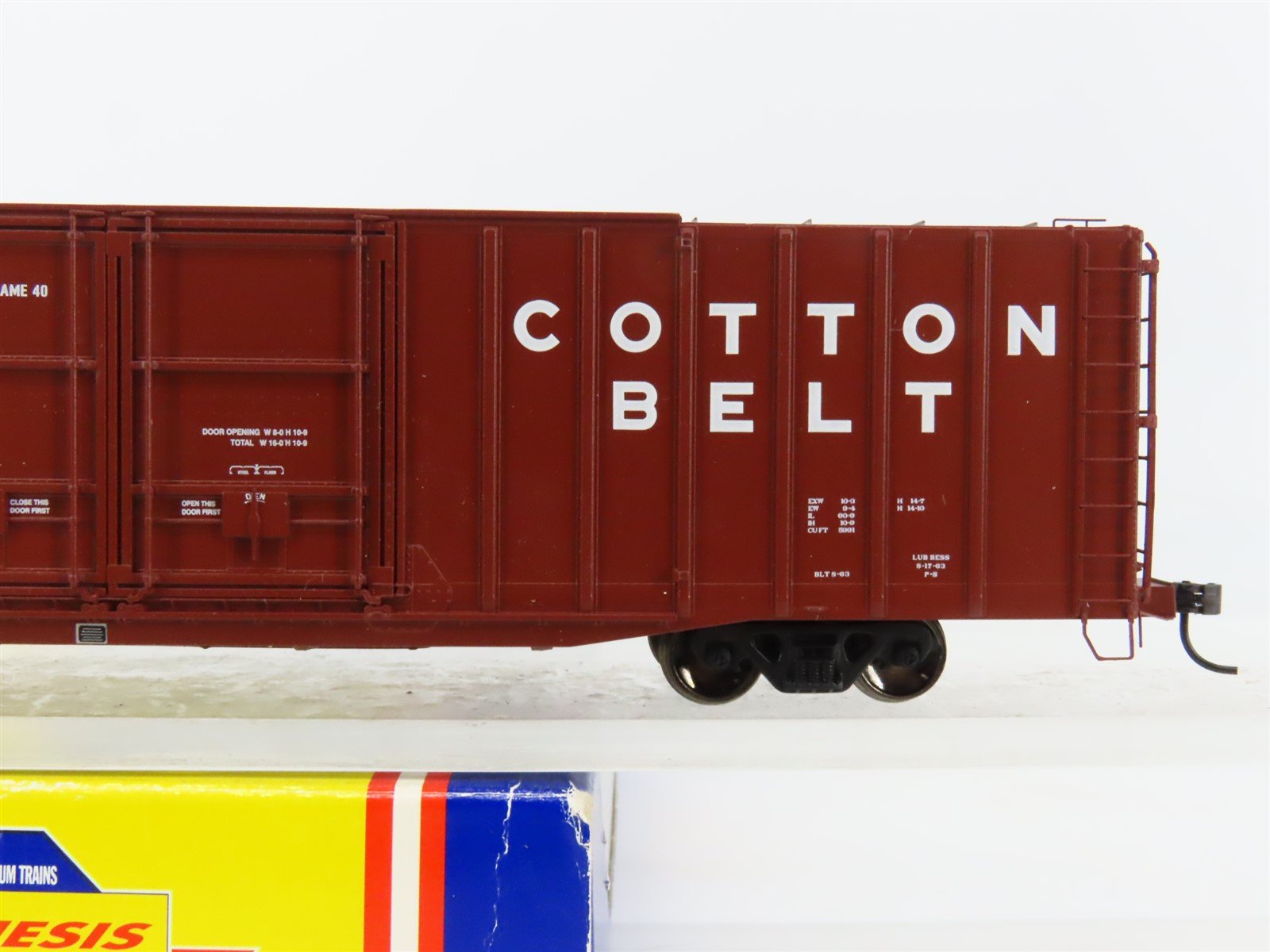 HO Scale Athearn Genesis G4512 SSW Cotton Belt 60' PS Auto Parts Box Car #62500