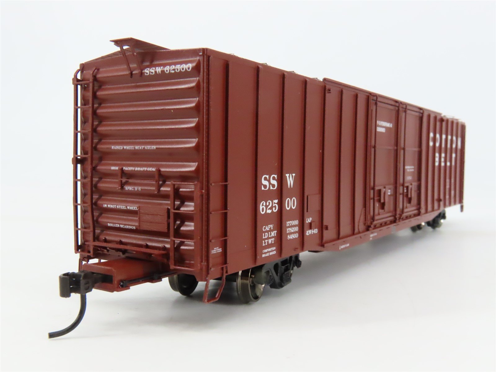 HO Scale Athearn Genesis G4512 SSW Cotton Belt 60' PS Auto Parts Box Car #62500