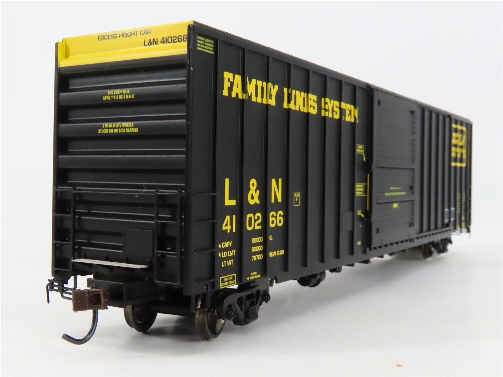 HO Athearn Genesis G4072 SCL/L&N Family Lines 60' Excess Height Box Car #410266