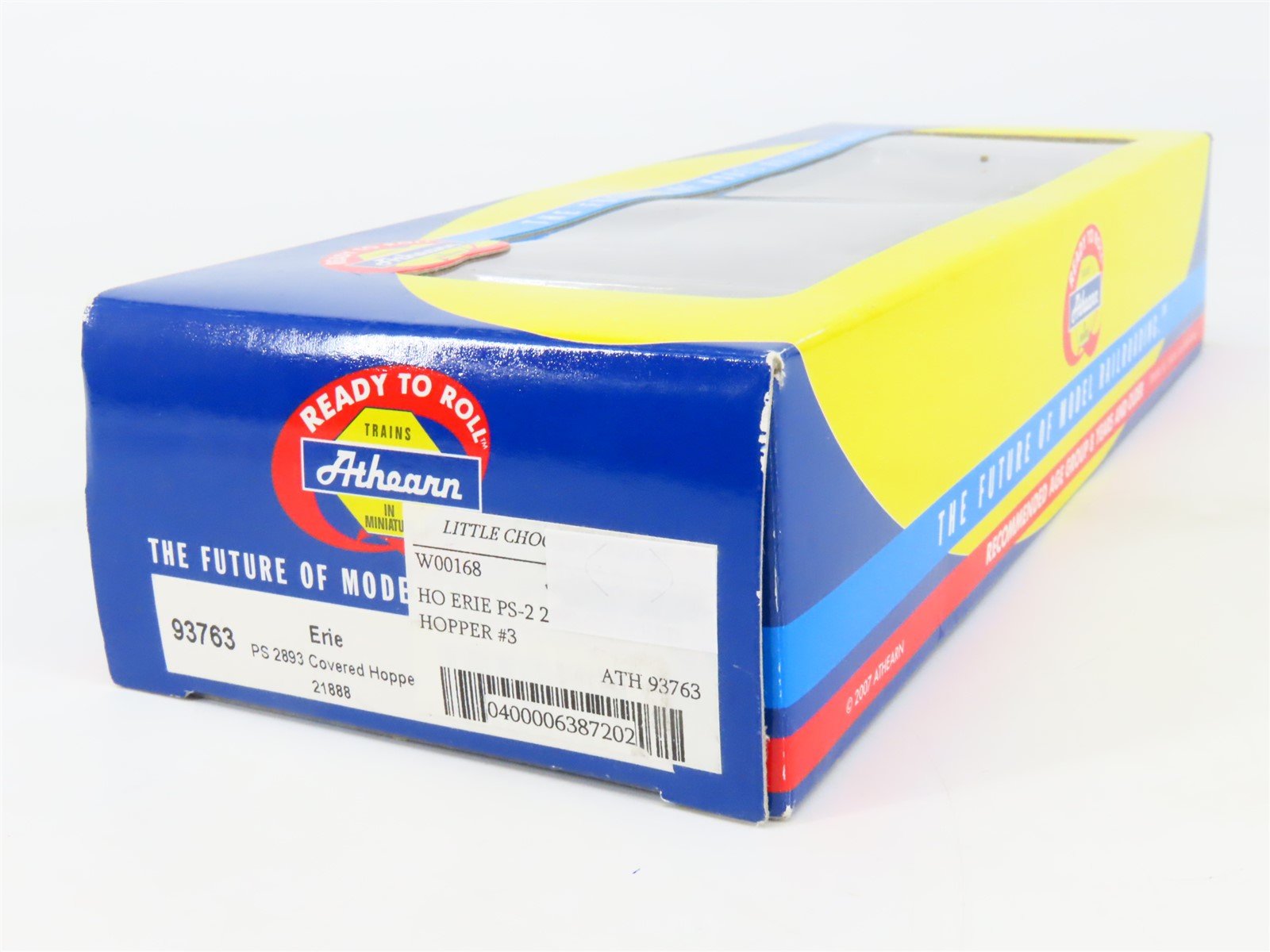 HO Scale Athearn 93763 ERIE Railroad 3-Bay PS 2893 Covered Hopper #21888