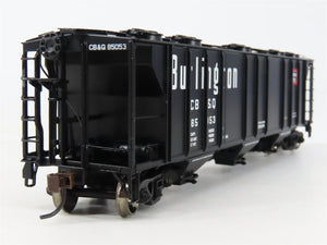 HO Scale Athearn 93756 CB&Q Burlington Route 3-Bay PS 2893 Covered Hopper #85053