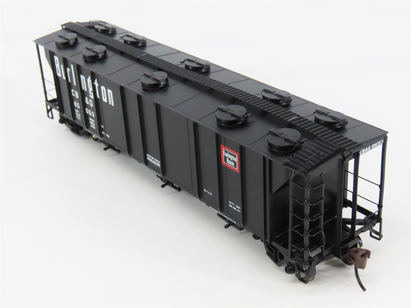 HO Scale Athearn 93756 CB&Q Burlington Route 3-Bay PS 2893 Covered Hopper #85053