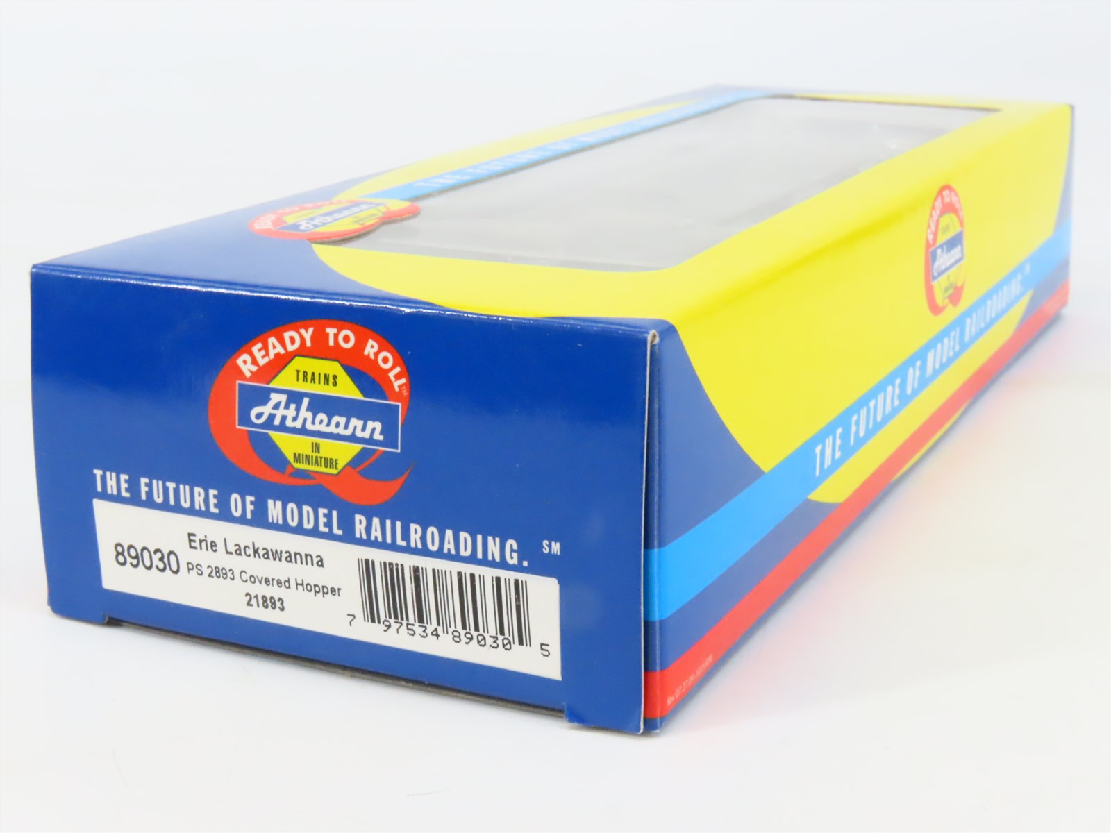HO Scale Athearn 89030 EL Erie Lackawanna 3-Bay PS 2893 Covered Hopper #21893