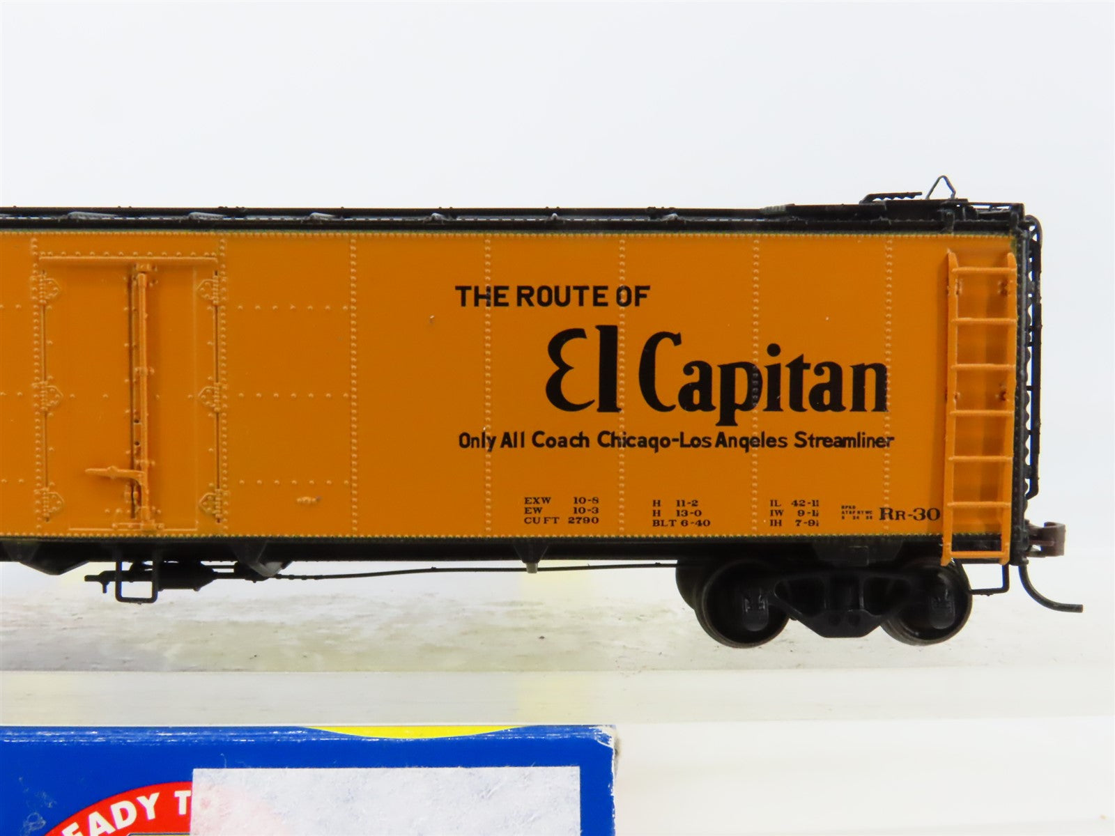 HO Scale Athearn 94530 SFRD ATSF El Capitan 50' Steel Ice Bunker Reefer #37360
