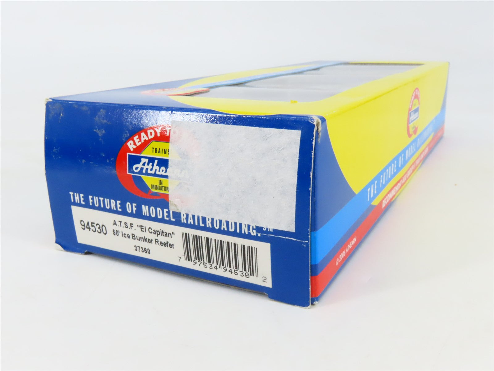 HO Scale Athearn 94530 SFRD ATSF El Capitan 50' Steel Ice Bunker Reefer #37360