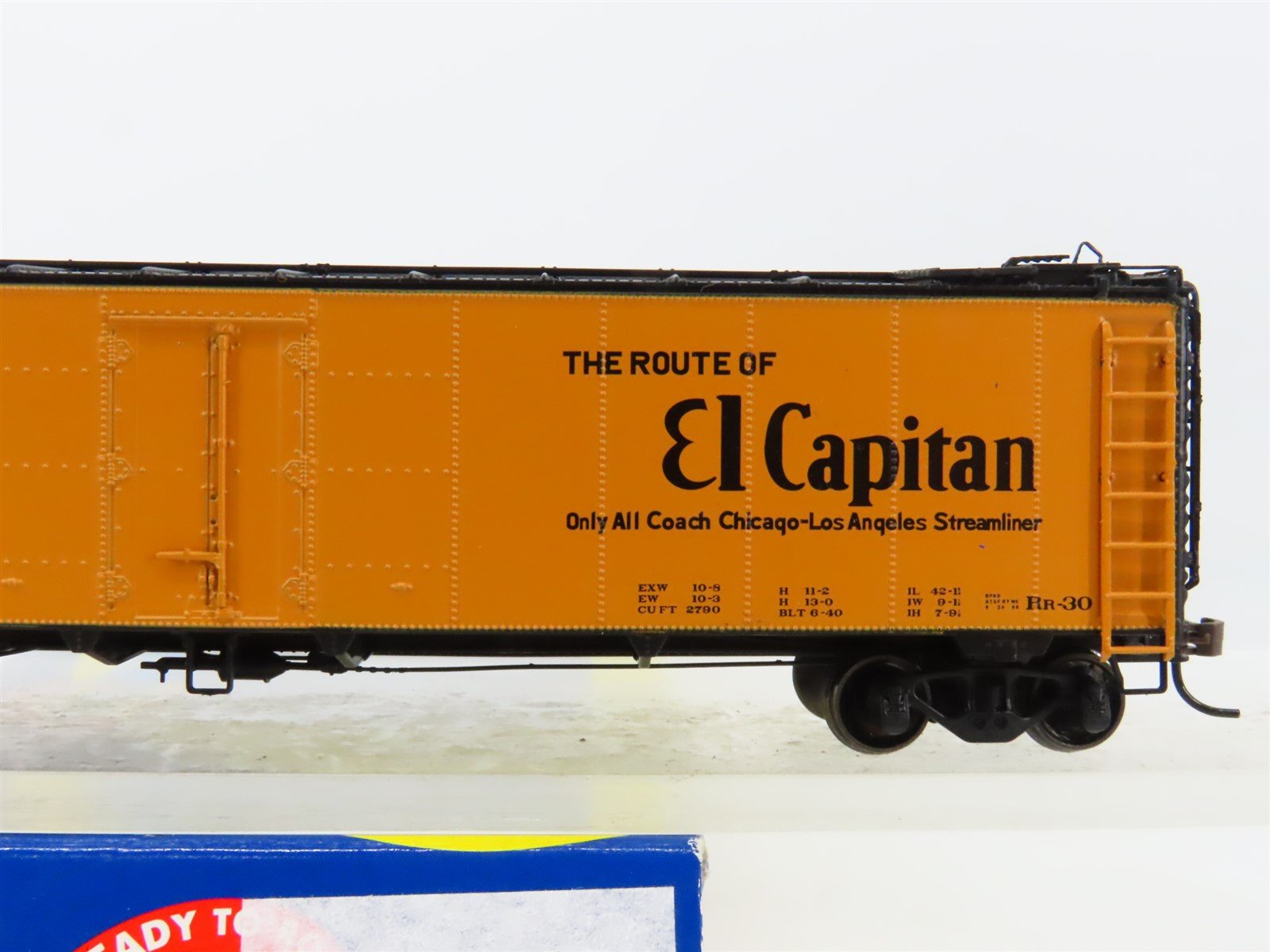 HO Scale Athearn 94528 SFRD ATSF El Capitan 50' Steel Ice Bunker Reefer #37350