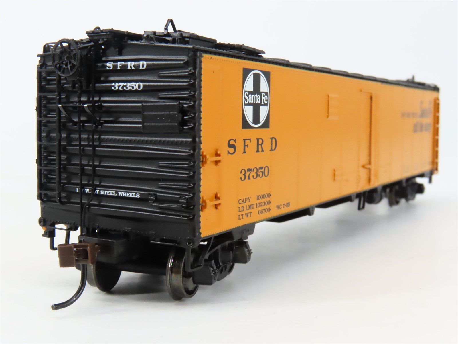 HO Scale Athearn 94528 SFRD ATSF El Capitan 50' Steel Ice Bunker Reefer #37350