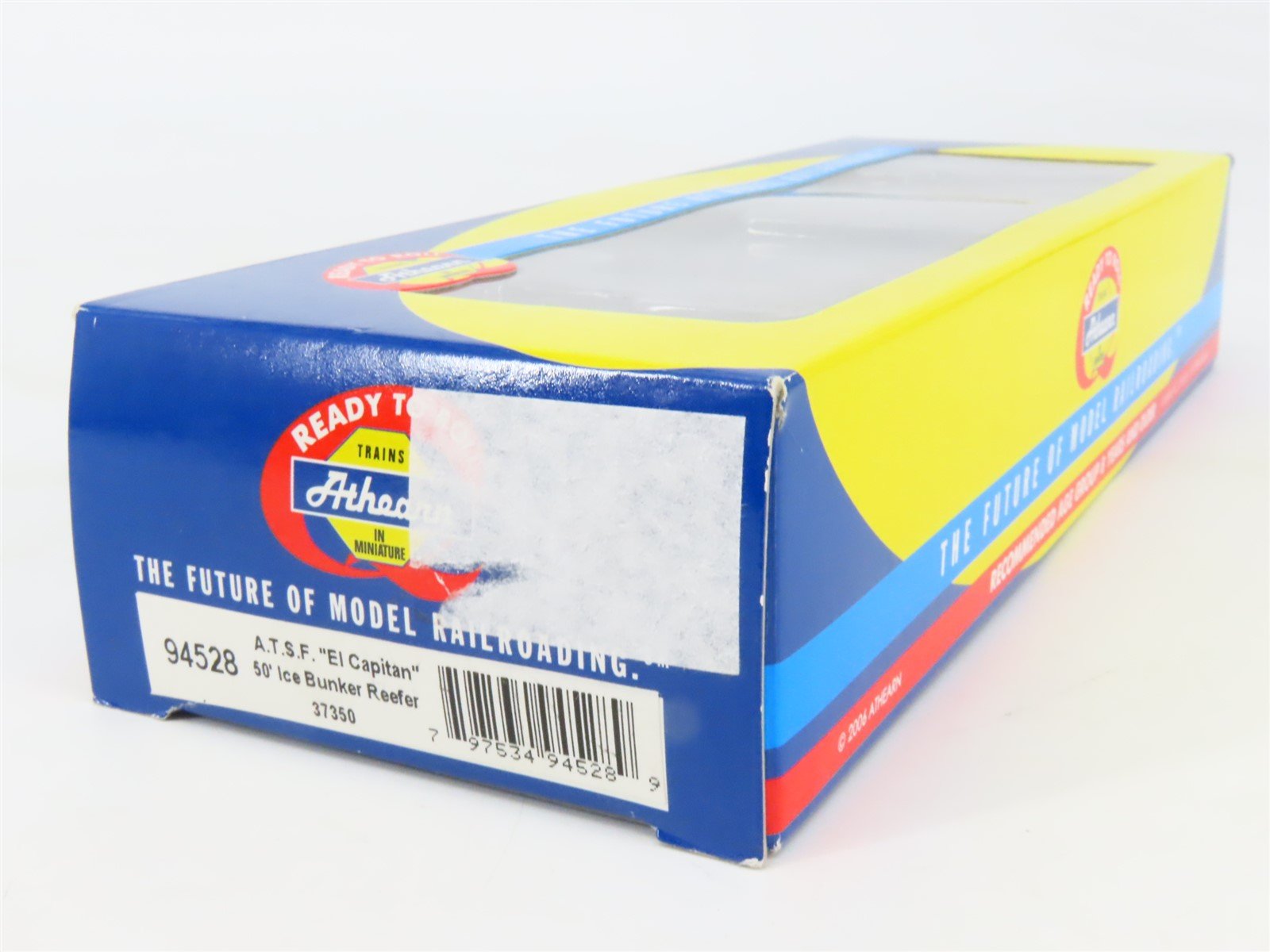 HO Scale Athearn 94528 SFRD ATSF El Capitan 50' Steel Ice Bunker Reefer #37350