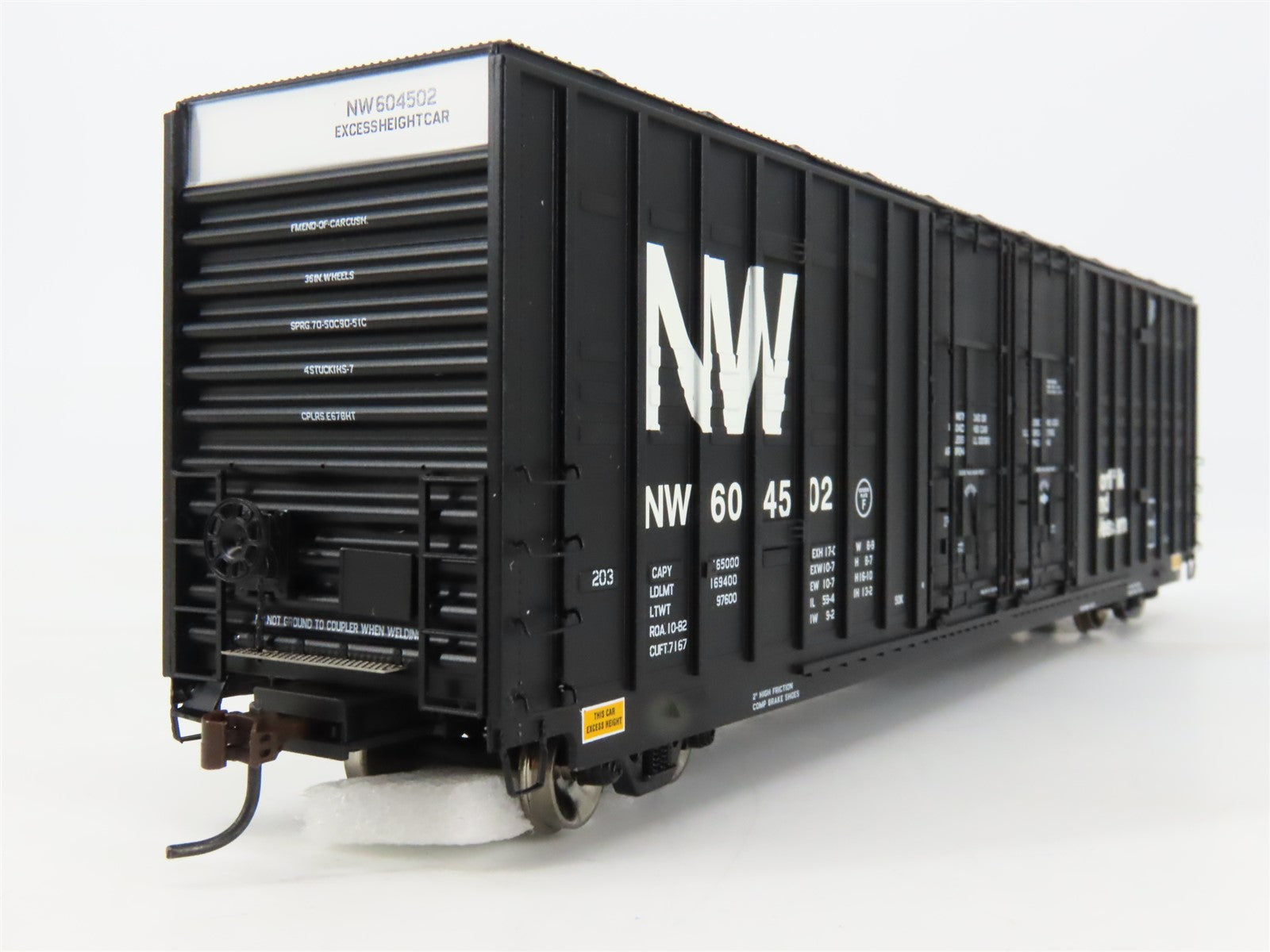 HO Athearn 96265 N&W Norfolk & Western 60' Berwick Excess Height Box Car #604502