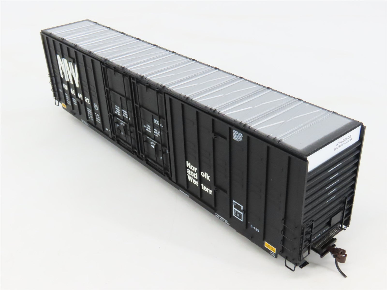 HO Athearn 96265 N&W Norfolk & Western 60' Berwick Excess Height Box Car #604502