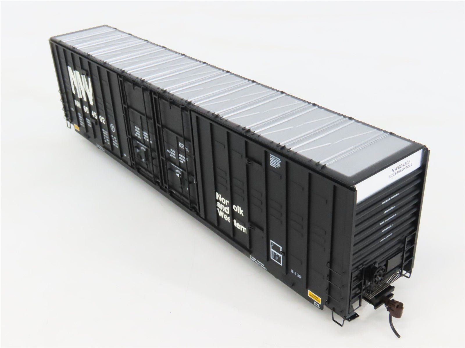 HO Athearn 96265 N&W Norfolk & Western 60' Berwick Excess Height Box Car #604502