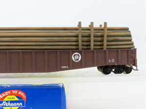 HO Scale Athearn 76506 PRR Pennsylvania 65' Mill Gondola #440614 w/ Load