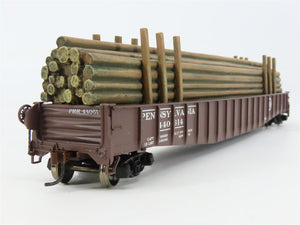 HO Scale Athearn 76506 PRR Pennsylvania 65' Mill Gondola #440614 w/ Load