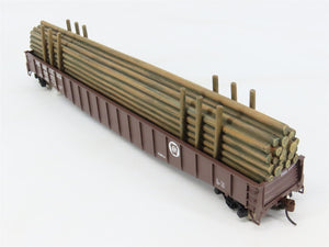 HO Scale Athearn 76506 PRR Pennsylvania 65' Mill Gondola #440614 w/ Load