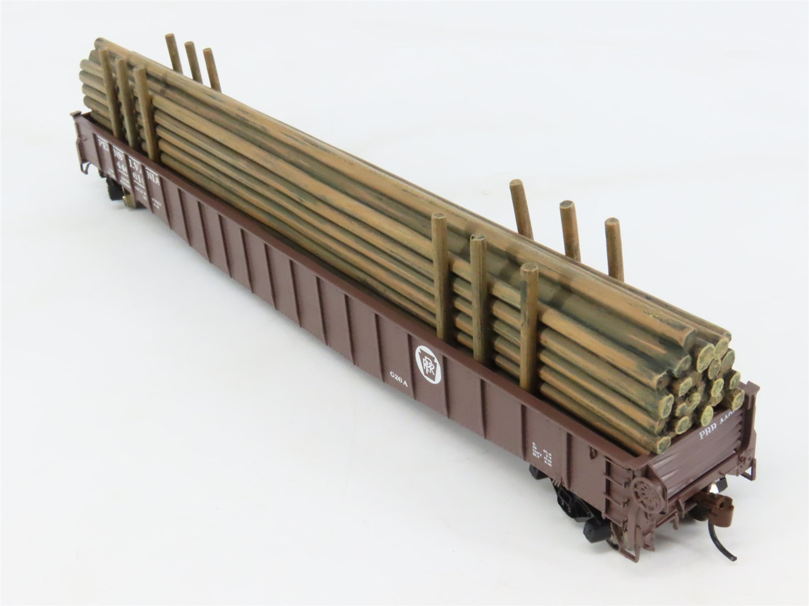 HO Scale Athearn 76506 PRR Pennsylvania 65' Mill Gondola #440614 w/ Load