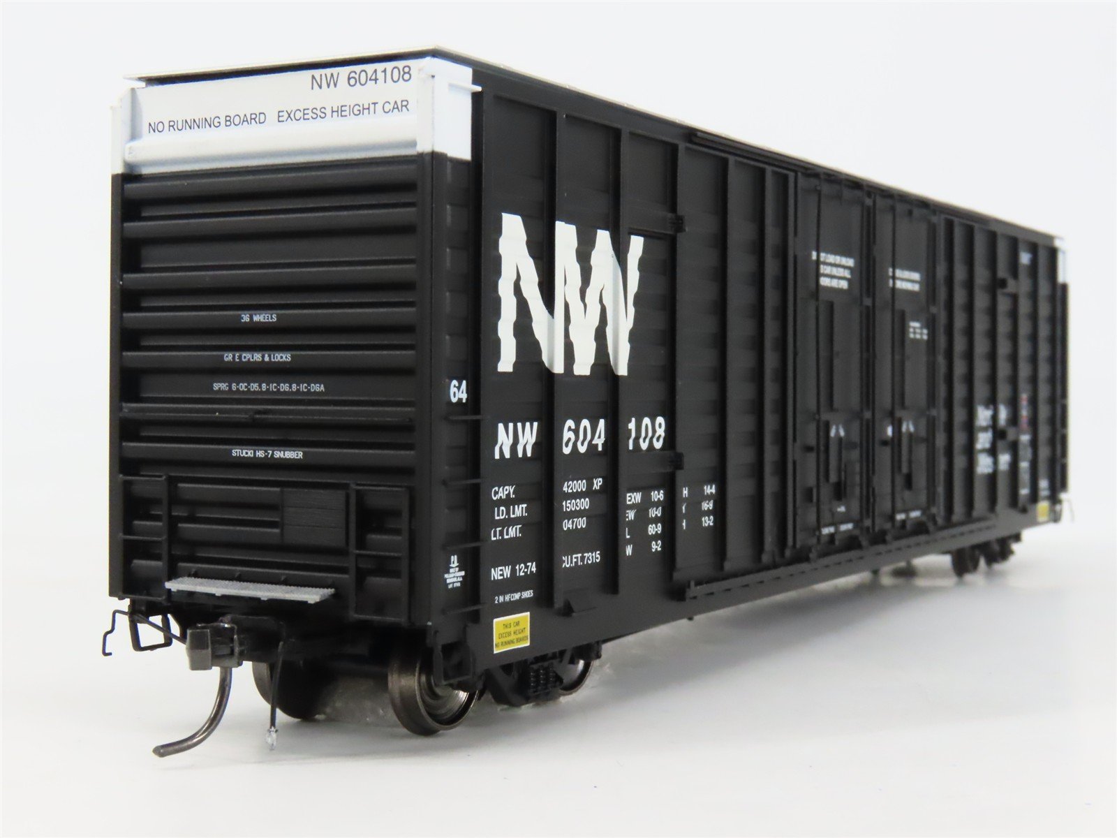 HO Scale ExactRail EP-80610-1 NW Norfolk & Western 60' Box Car 604108 RTR