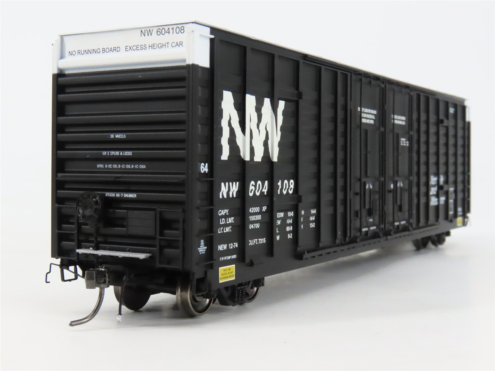 HO Scale ExactRail EP-80610-1 NW Norfolk & Western 60' Box Car 604108 RTR