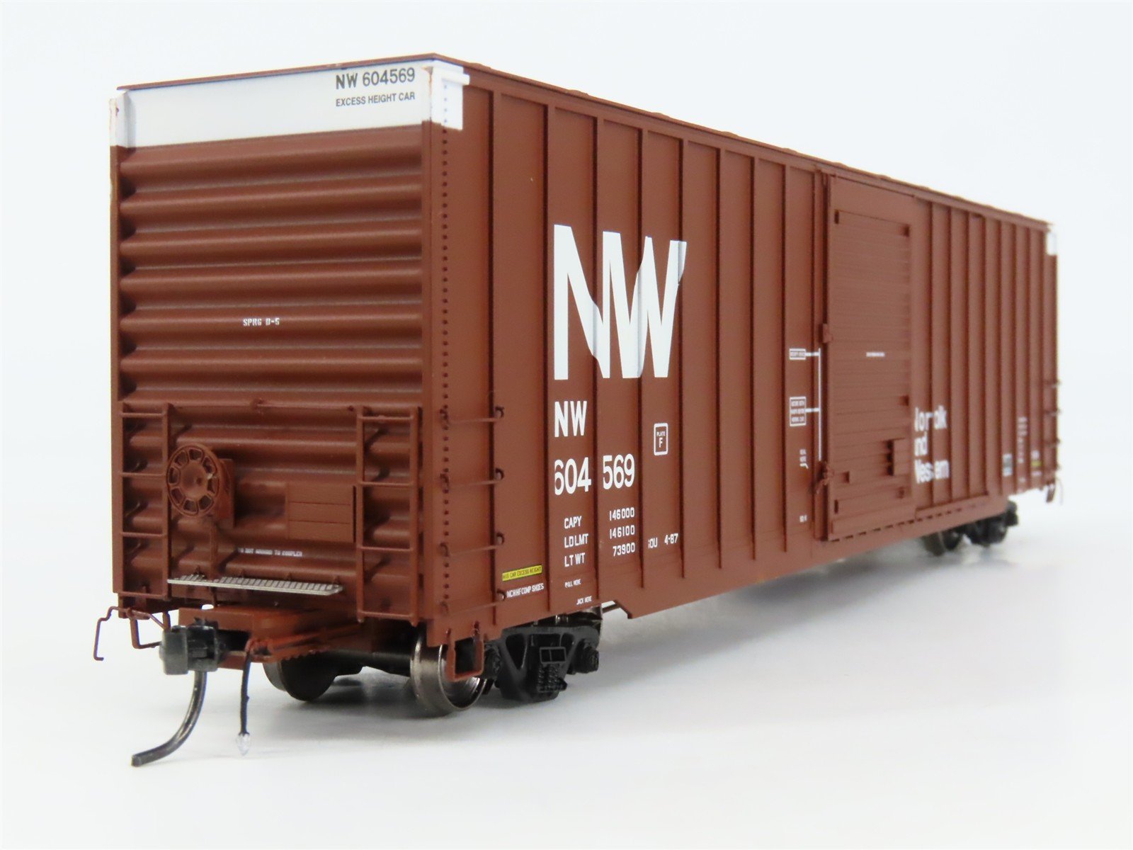 HO Scale ExactRail EP-80411-2 NW Norfolk & Western 60' Box Car 604569 RTR