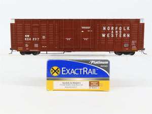 HO Scale ExactRail EP-80602-6 NW Norfolk & Western 60' Waffle Side Box Car RTR
